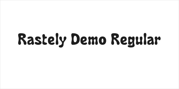 Rastely Demo Regular Logo