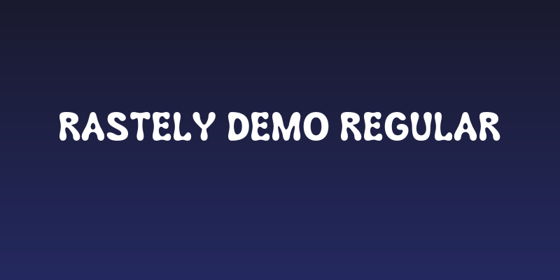 Rastely Demo Regular Social Header