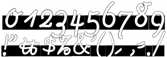 Rastenburg Band Font OTHER CHARS