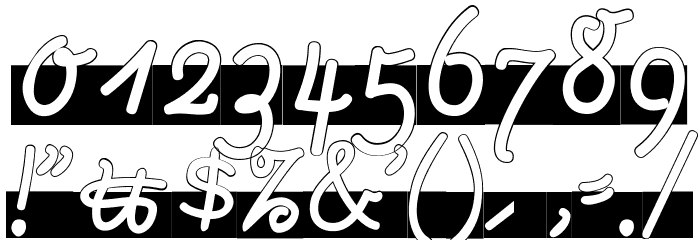 Rastenburg Band Font OTHER CHARS