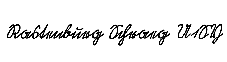 Rastenburg Schraeg U1SY  font caratteri gratis