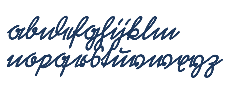 Rastenburg Schraeg U1SY Lowercase