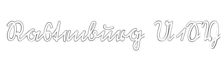 Rastenburg U1SY Font