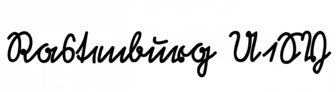 Rastenburg U1SY  Free Fonts Download