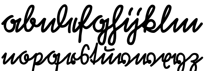 Rastenburg U1SY Font LOWERCASE