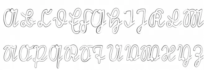 Rastenburg U1SY Schriftart Groß