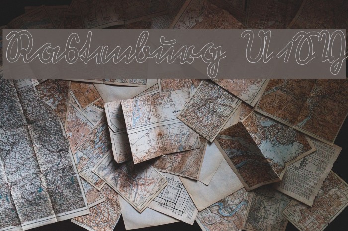 Rastenburg U1SY Font examples