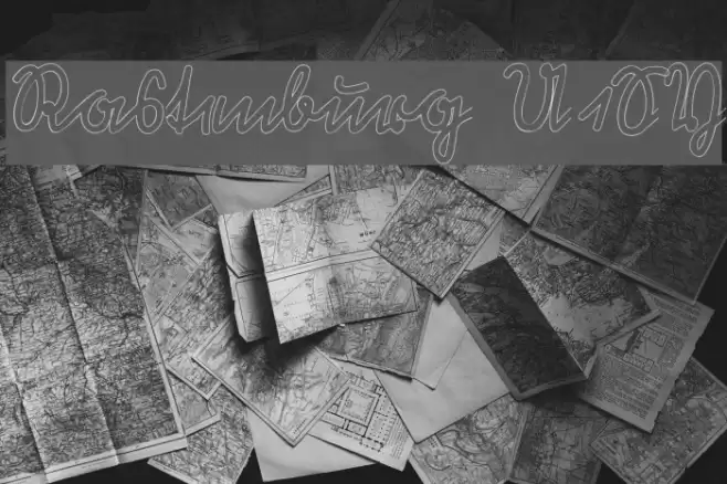 Rastenburg U1SY Font examples