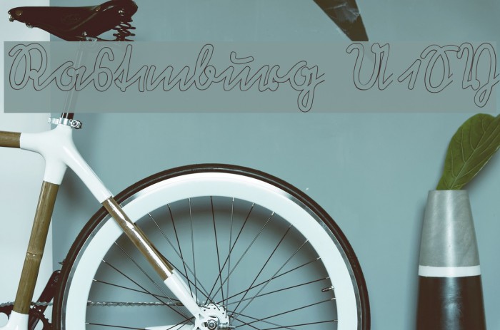 Rastenburg U1SY Font examples