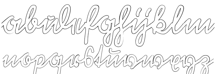 Rastenburg U1SY Font LOWERCASE