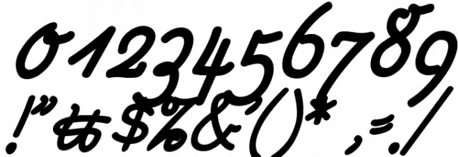 RastenburgSchraegU1SY-Bold Font OTHER CHARS