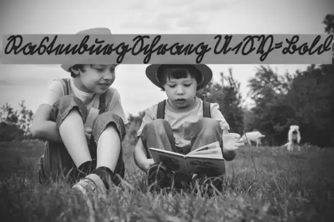 RastenburgSchraegU1SY-Bold Font examples