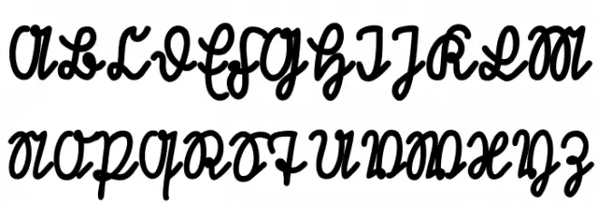 RastenburgU1SY-Bold Font UPPERCASE