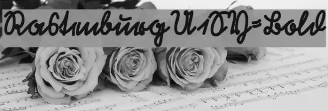 RastenburgU1SY-Bold Font examples