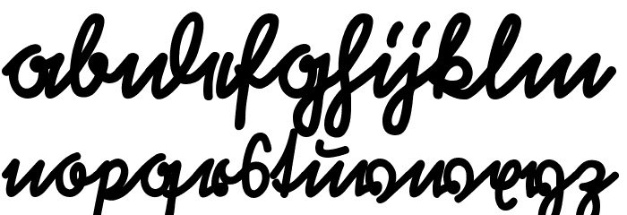 RastenburgU1SY-Bold Font LOWERCASE