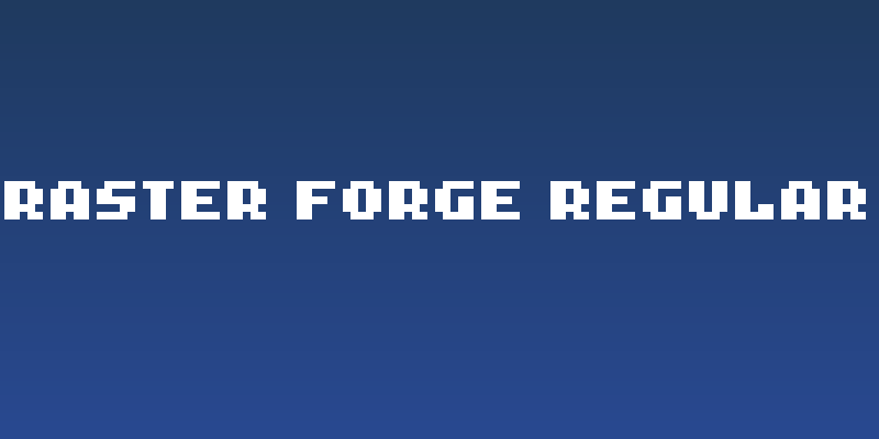 Raster Forge Regular Social Header