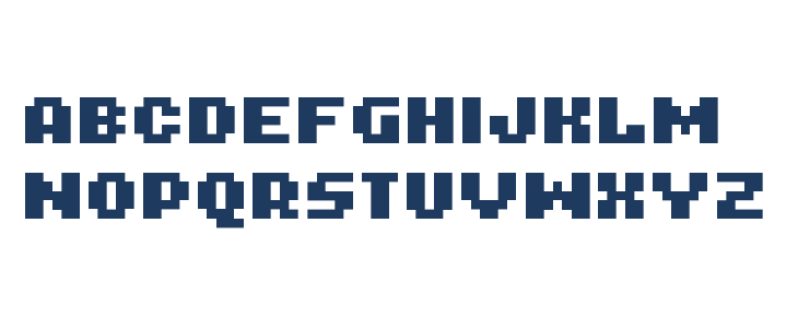 Raster Forge Regular Lowercase