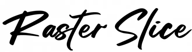 Raster Slice  Frei Schriftart Herunterladen