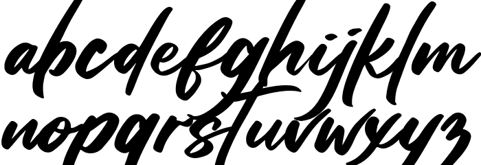 Raster Slice Font LOWERCASE