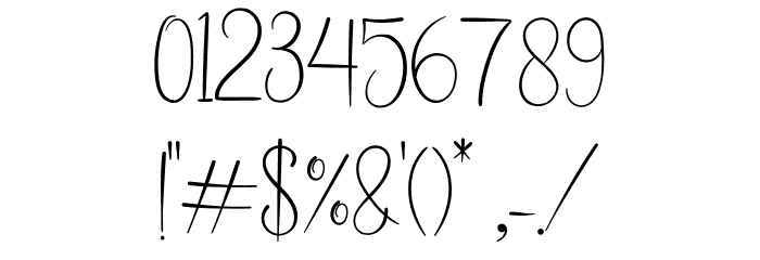 Rasterfest Font OTHER CHARS