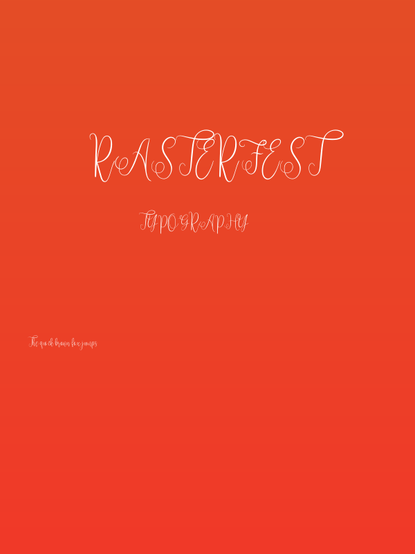 Rasterfest Poster