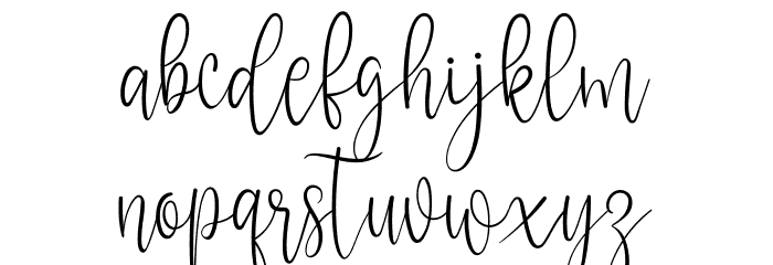 Rasterfest Font LOWERCASE