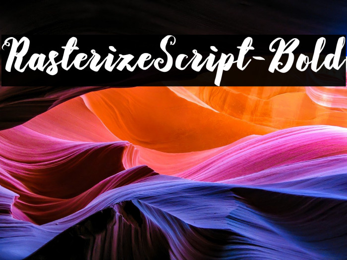 RasterizeScript-Bold Example 2