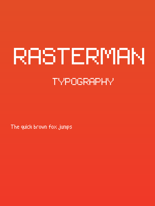 Rasterman Poster