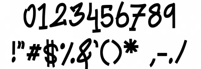 Rastha Font OTHER CHARS