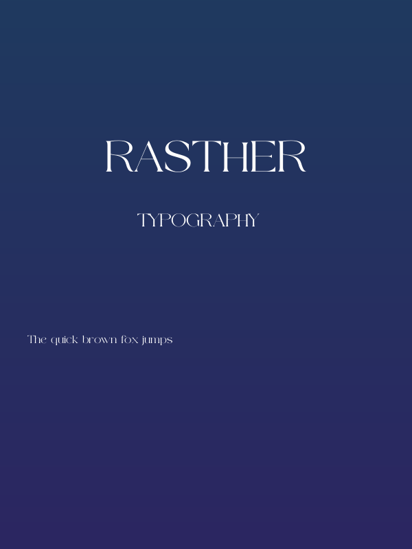 Rasther Poster