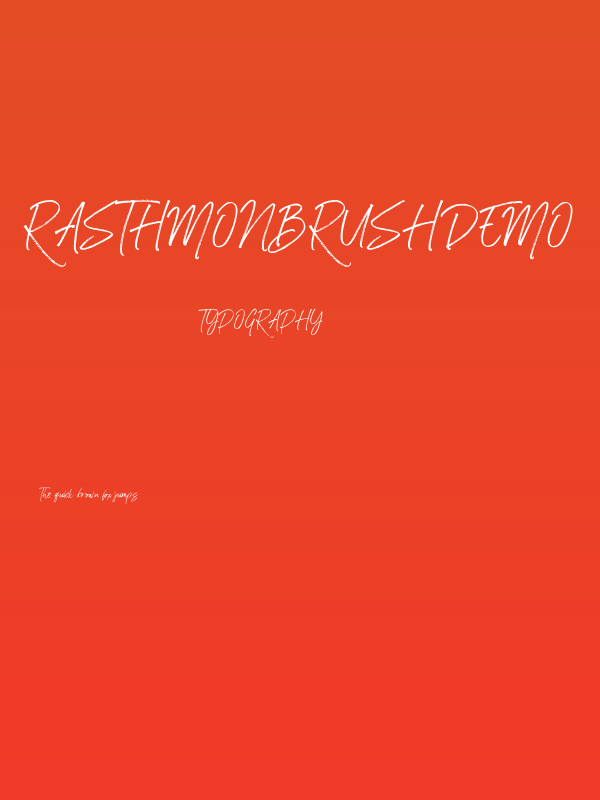 RasthmonBrushDEMO Poster