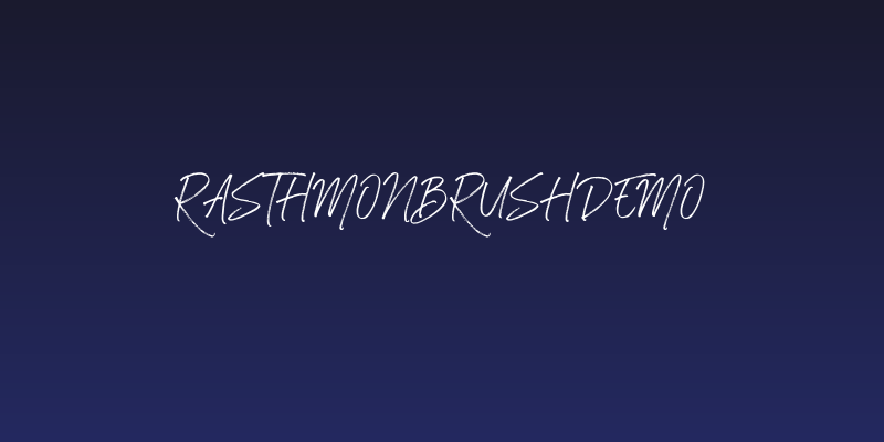 RasthmonBrushDEMO Social Header