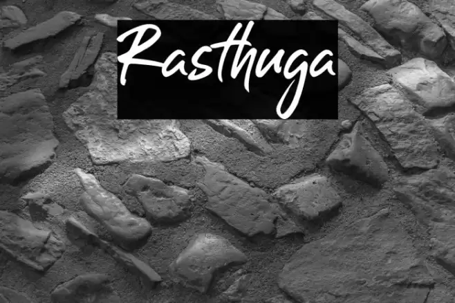 Rasthuga Font examples