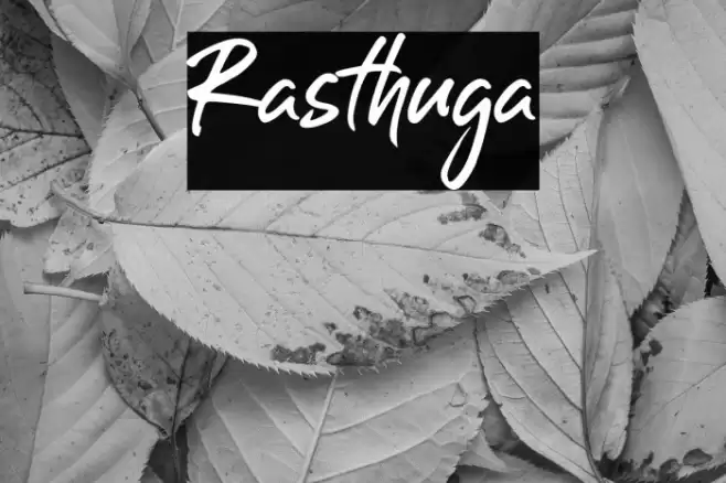 Rasthuga Font examples