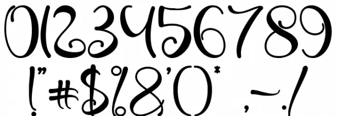 Rastica - Personal Use Font OTHER CHARS