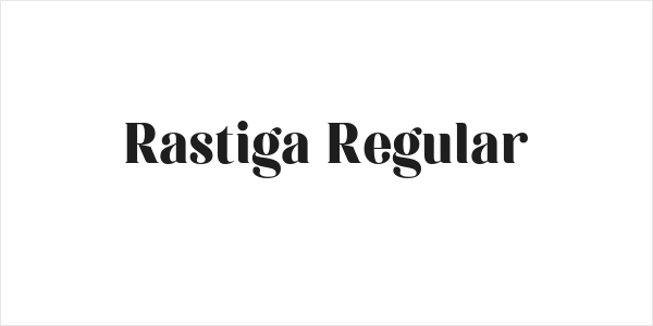 Rastiga Regular Logo