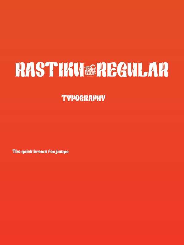 Rastiku-Regular Poster