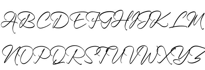 Rasttelina Font UPPERCASE