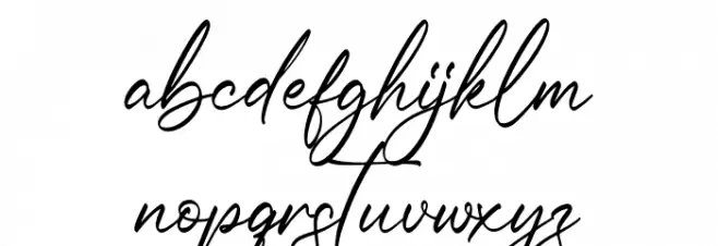 Rasttelina Font LOWERCASE