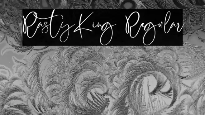 RastyKing Regular Font examples