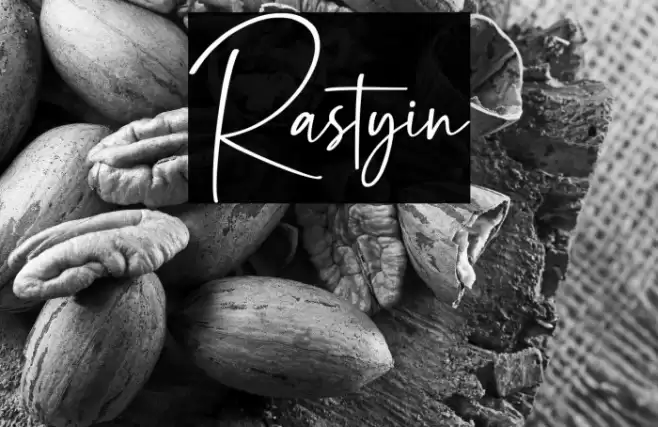 Rastyin Font examples