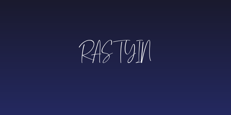 Rastyin Social Header