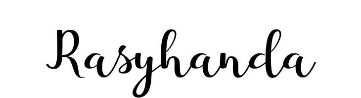 Rasyhanda  नि: शुल्क फ़ॉन्ट्स डाउनलोड