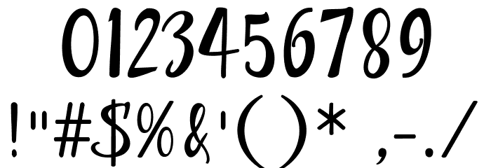 Rasyhanda Font OTHER CHARS