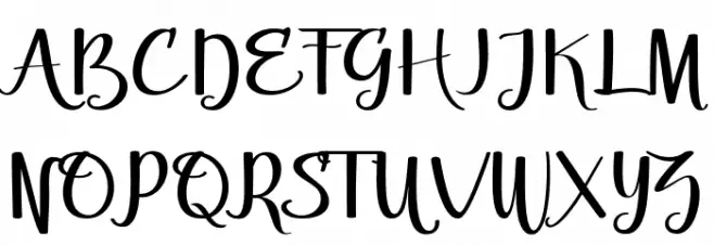 Rasyhanda Schriftart Groß