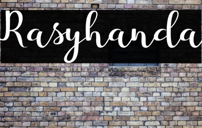 Rasyhanda Example 2