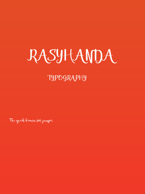 Rasyhanda Poster