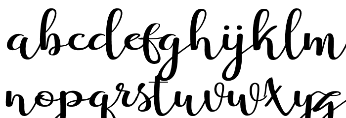 Rasyhanda Font LOWERCASE