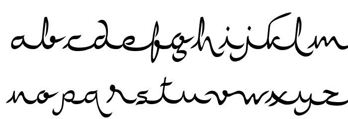 Rasyideen Font LOWERCASE