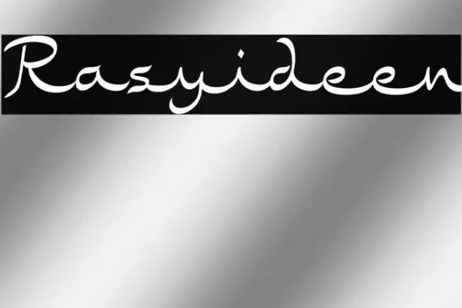 Rasyideen Font examples